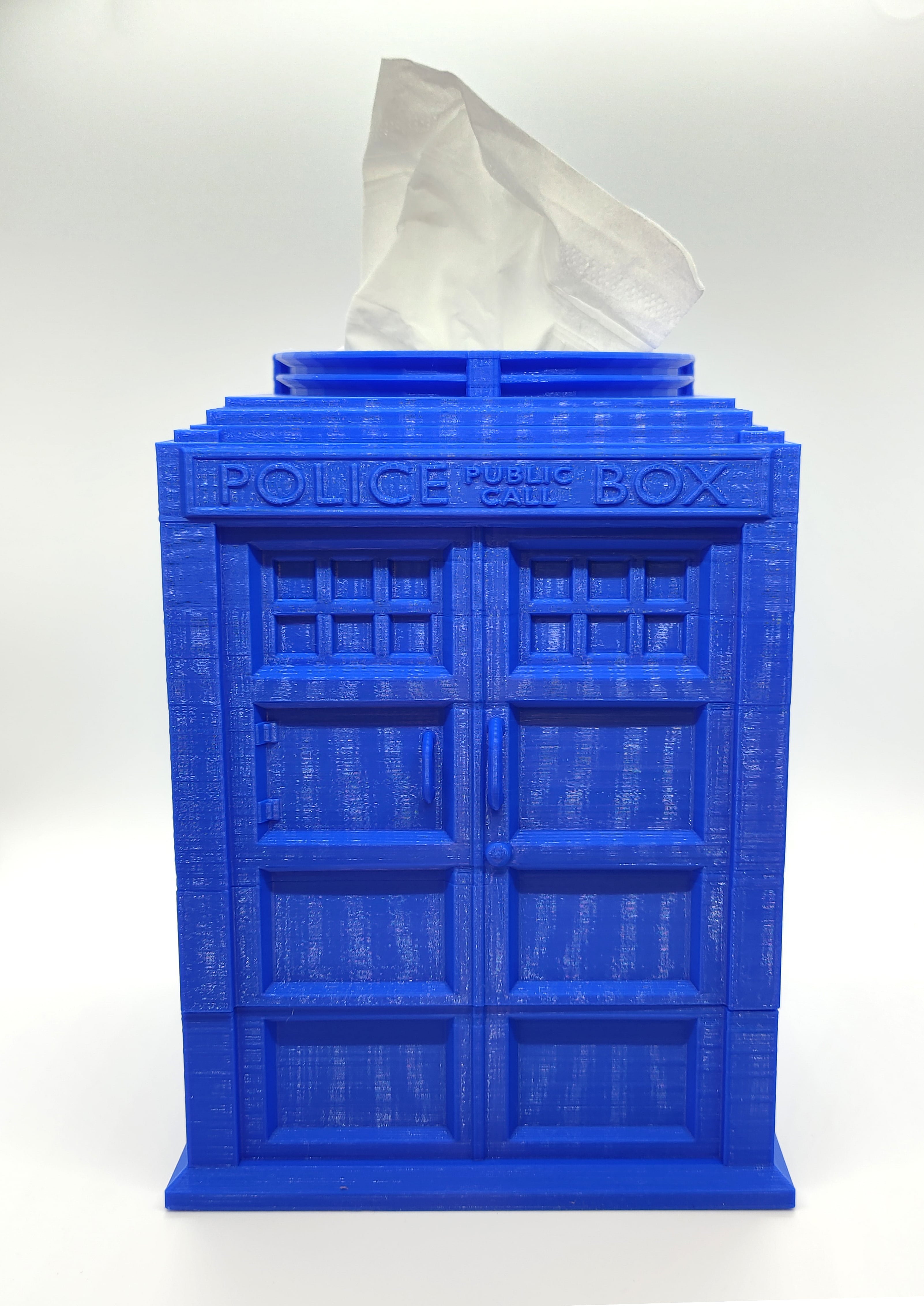 Doctor Who Tardis Tissue Box Cover 3d model