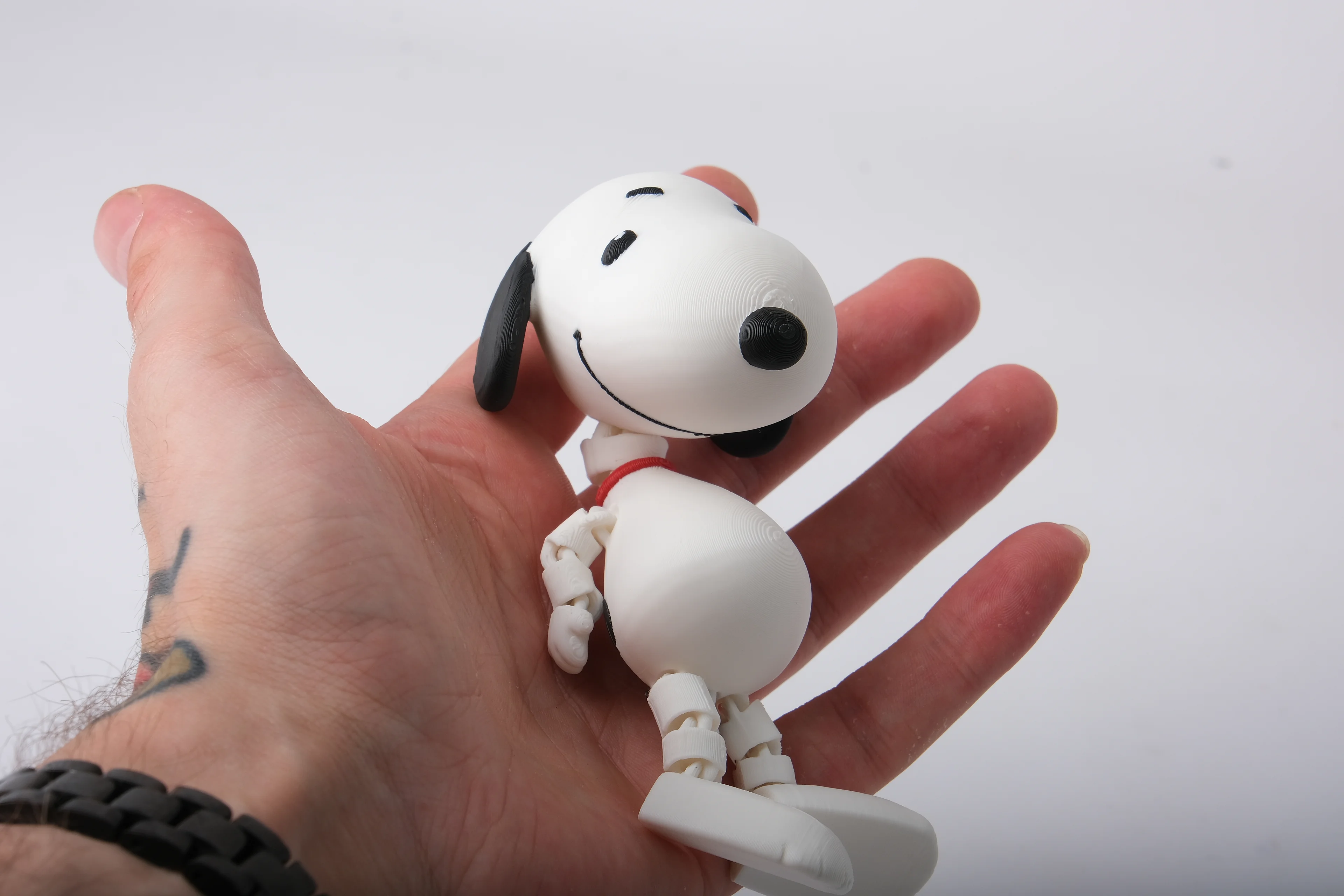 Cute Snoopy Articulated Flexi Toy 3d model