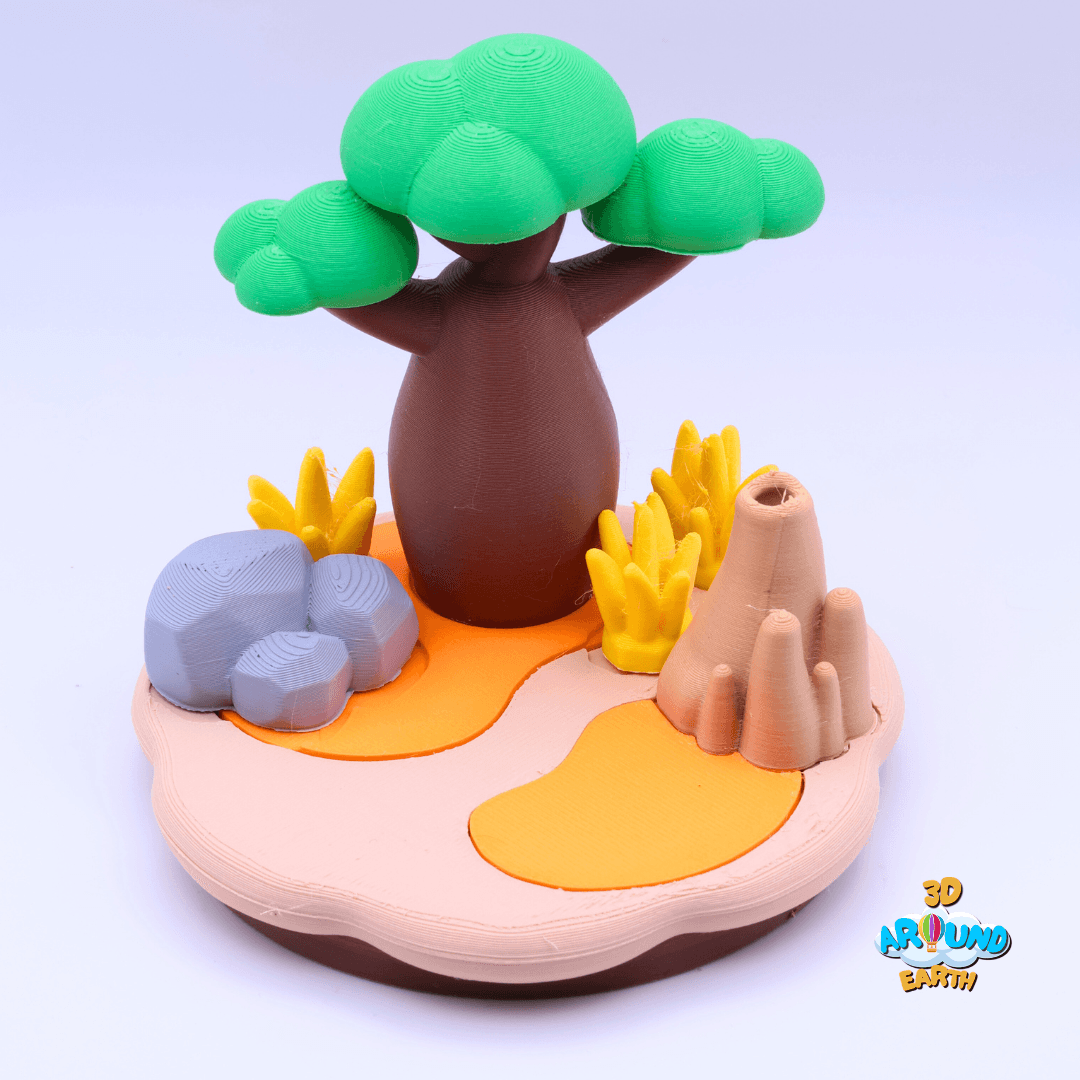 Rhino Diorama 3d model