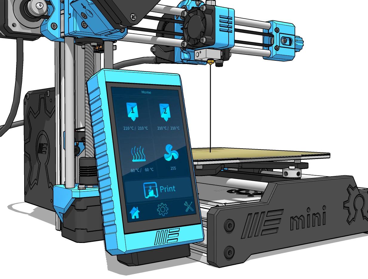 ME-Mini 3d Printer 3d model