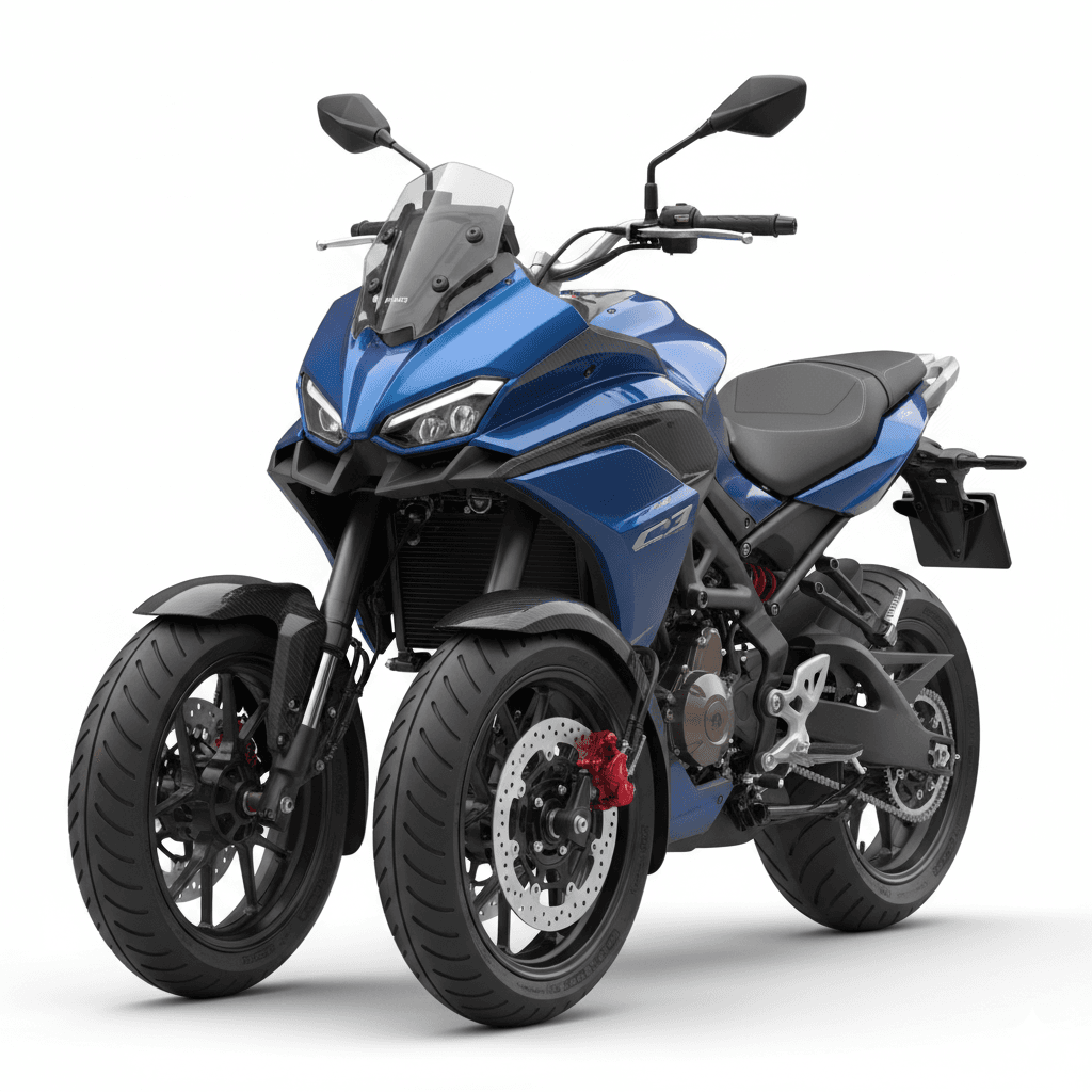 Kymco CV3 Three Wheel Scooter 3d model