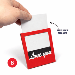 MOTHERSDAY POLAROID PHOTO FRAME / PHOTO STAND + MAGNETIC VERSION / MOTHERSDAY GIFT / GIFT FOR MOTHER 3d model