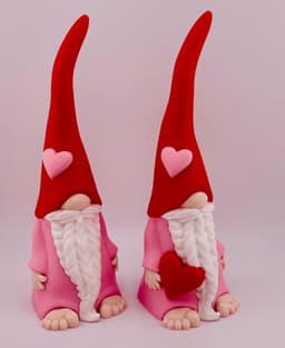Coat Gnome -Hearts Bare Feet 3d model