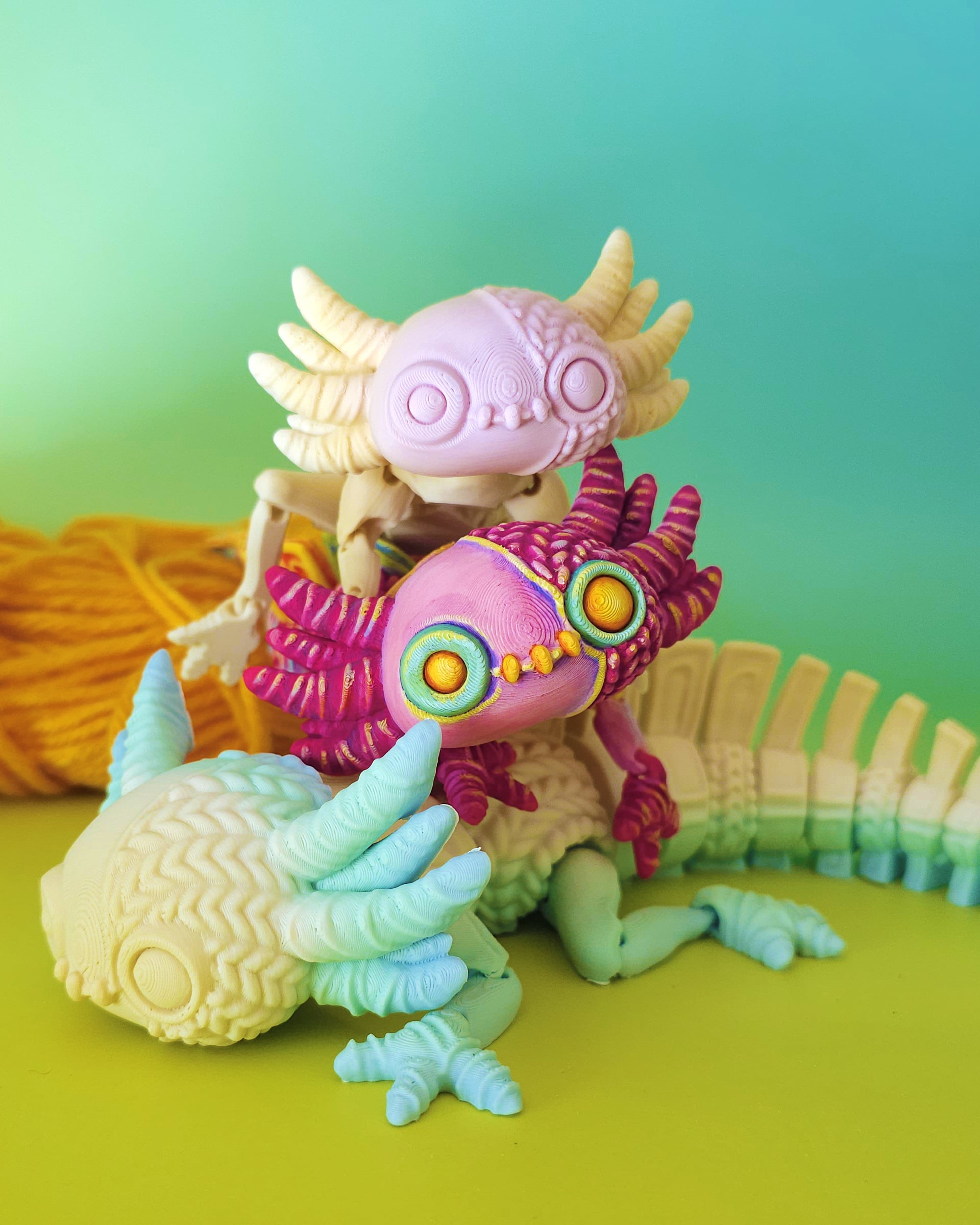 Stuffed Axolotl 3d model