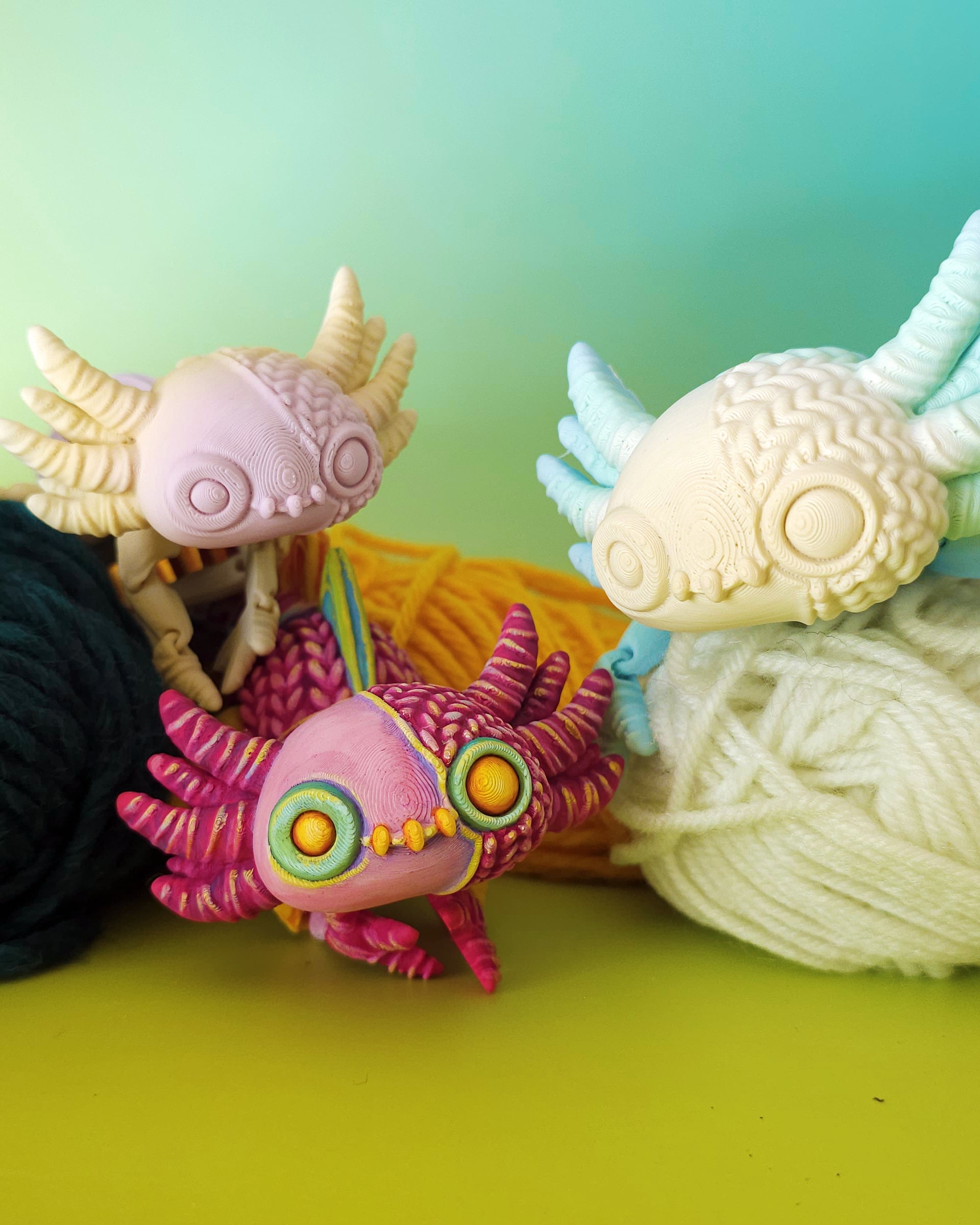 Stuffed Axolotl 3d model