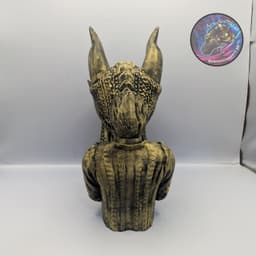 dragon rider statue decor 3d model