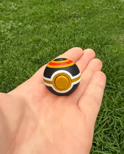 Pokeball Clicker Fidgets - PACK 3 3d model