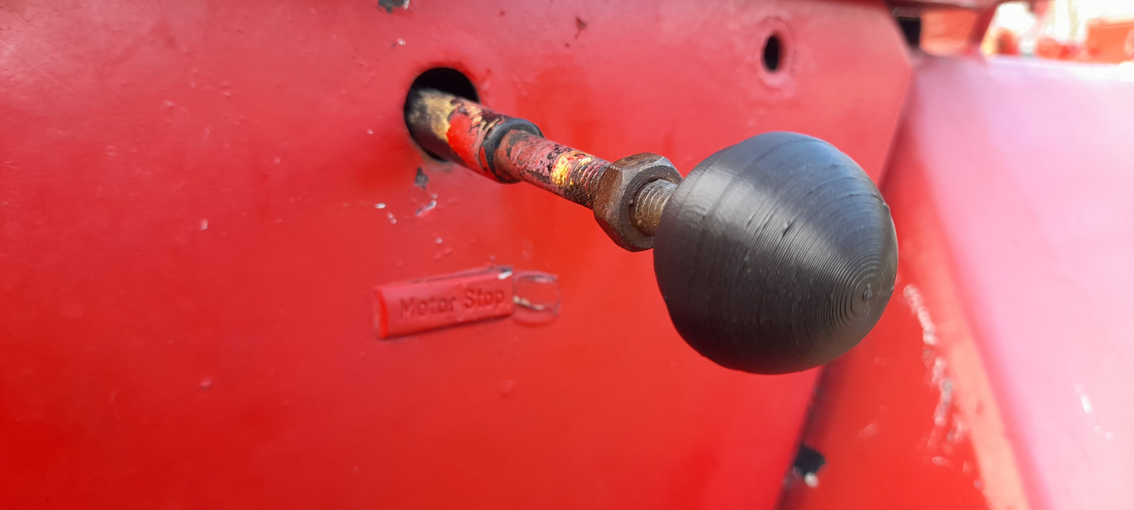 Gottwald Manual Engine Stop Lever Knob 3d model