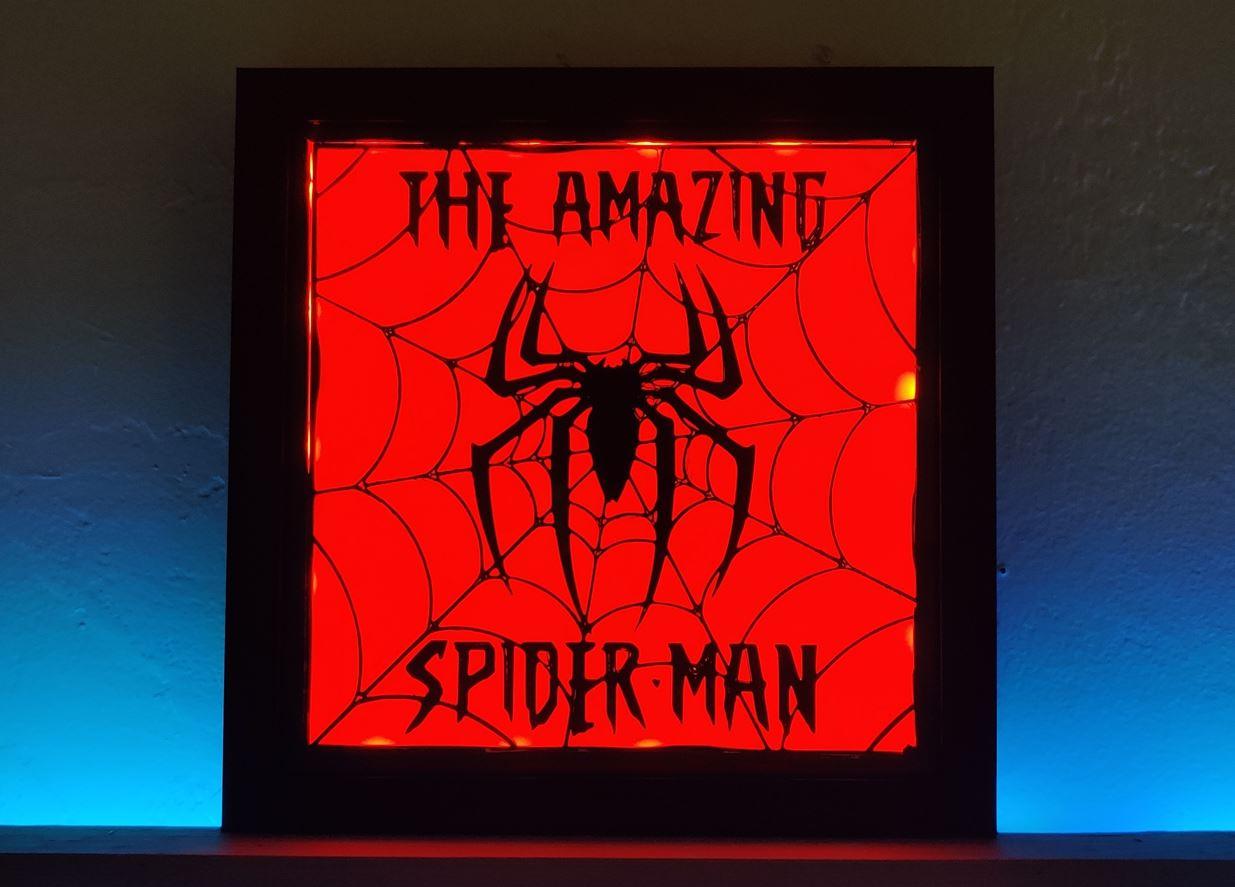 Amazing Spider-Man Wall Art - Easy Filament Swap 3d model