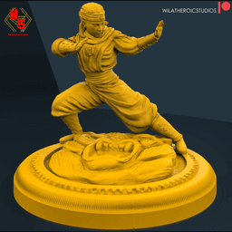 Yellow Ninjetti Ranger 3d model