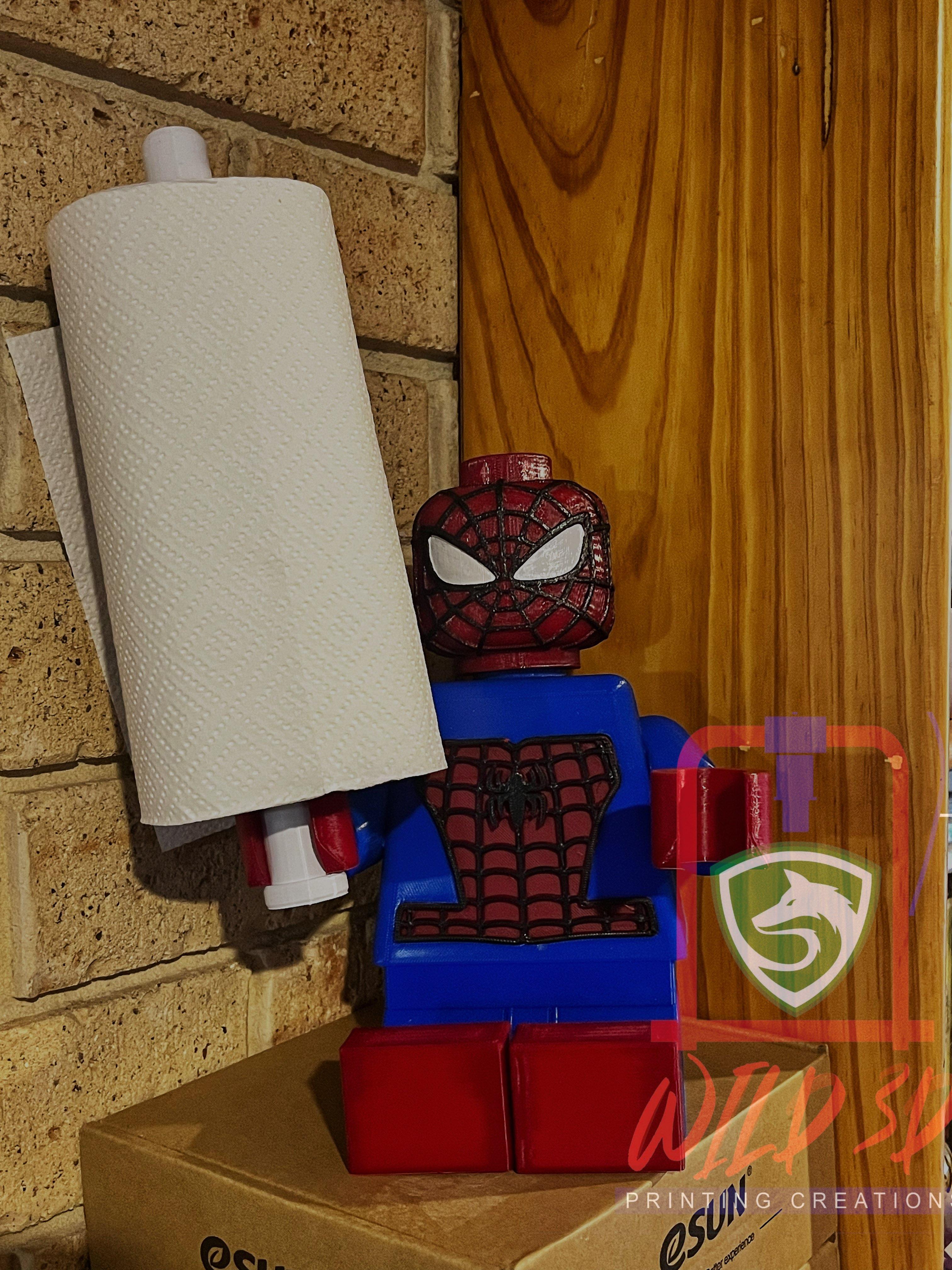 Spider man Paper / kitchen towel holder  3d model