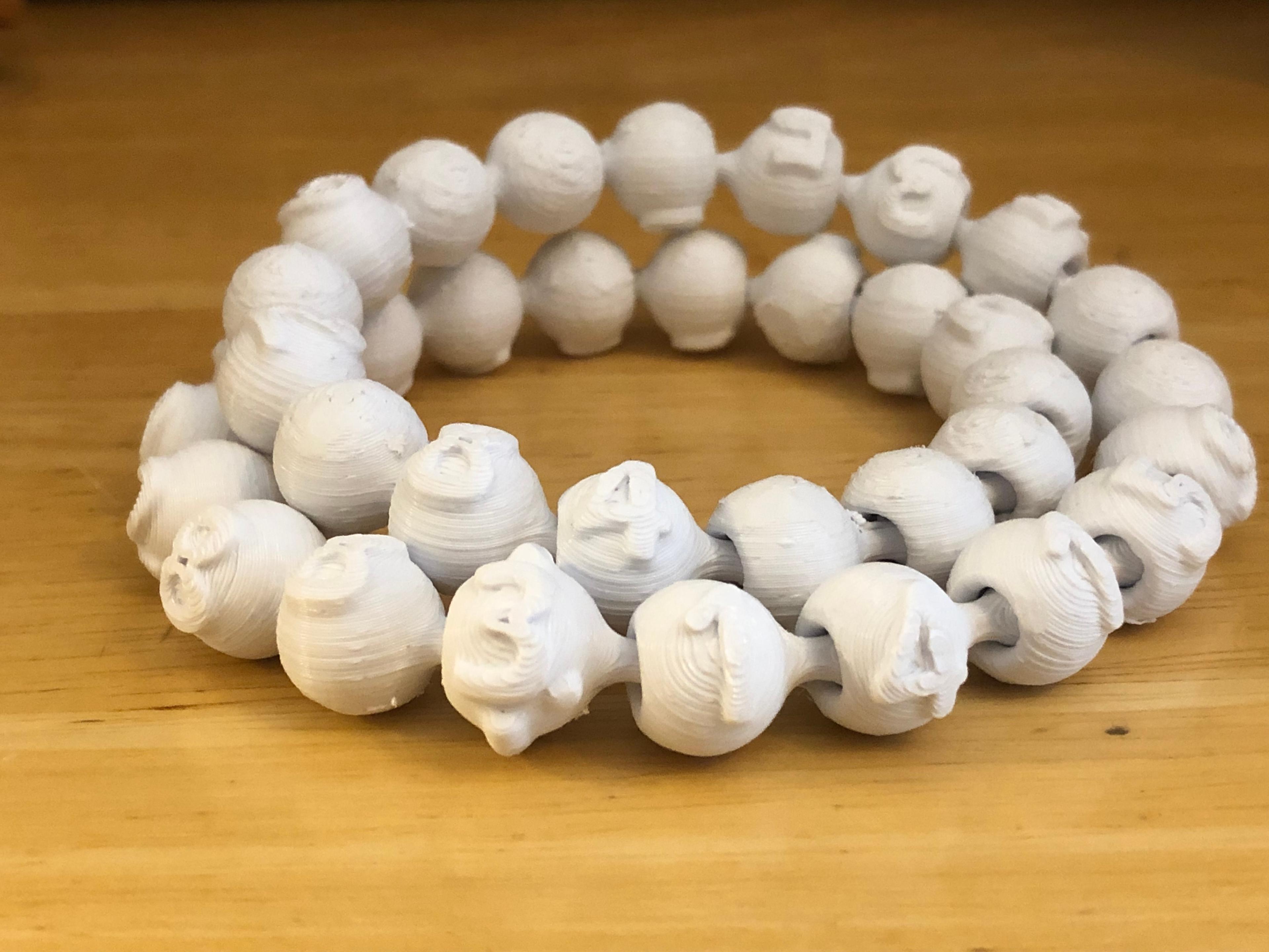 Pi Meditation Beads 3d model