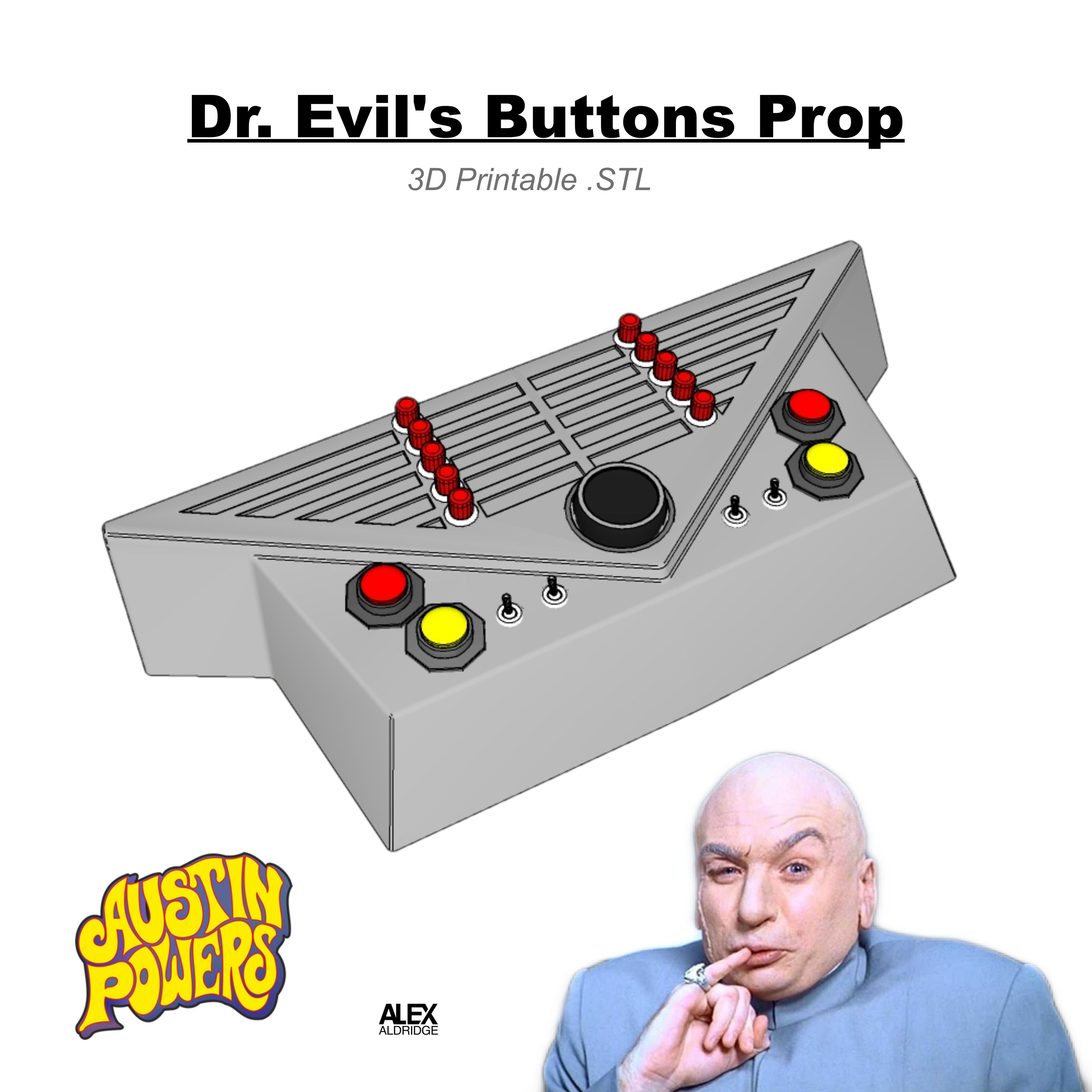 Dr. Evil's Buttons Prop 3d model
