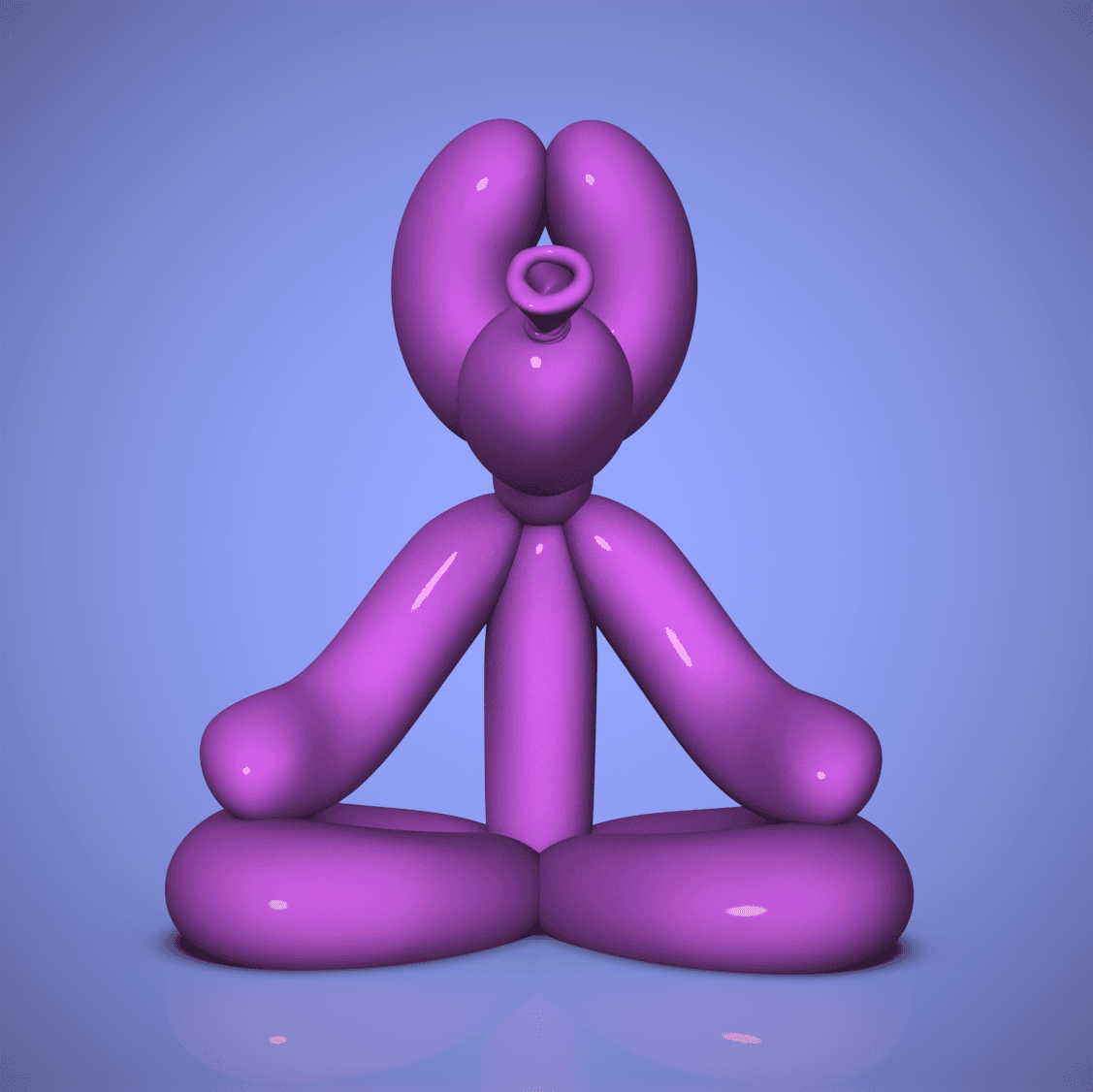 Balloon Dog -Meditation  3d model