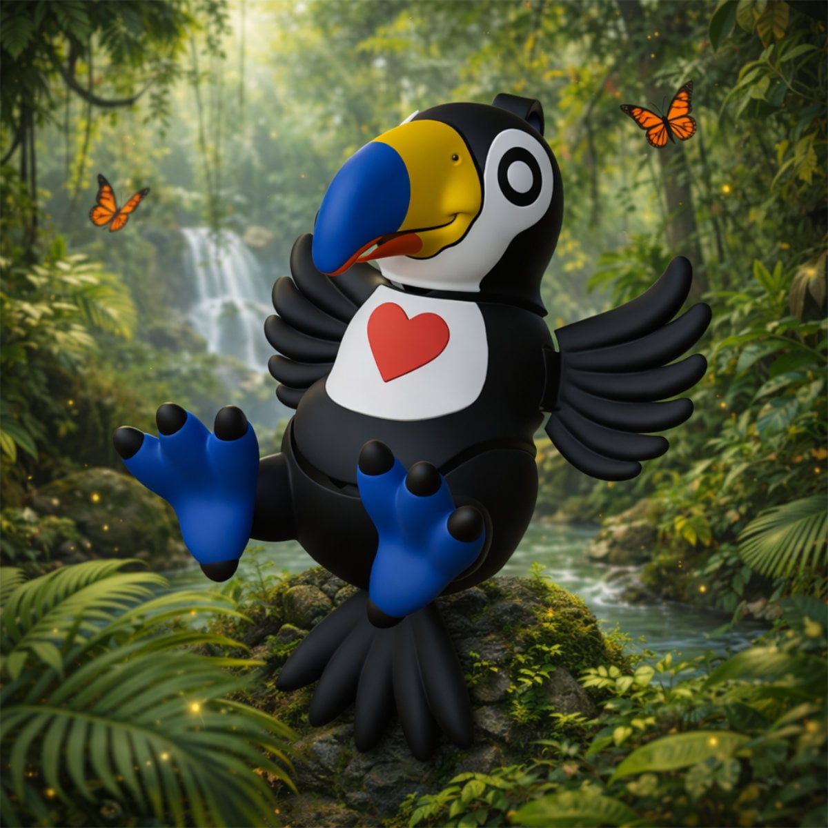 “Tango” the Toucan – Wiggle Budz – (Hug Me Series) 3d model