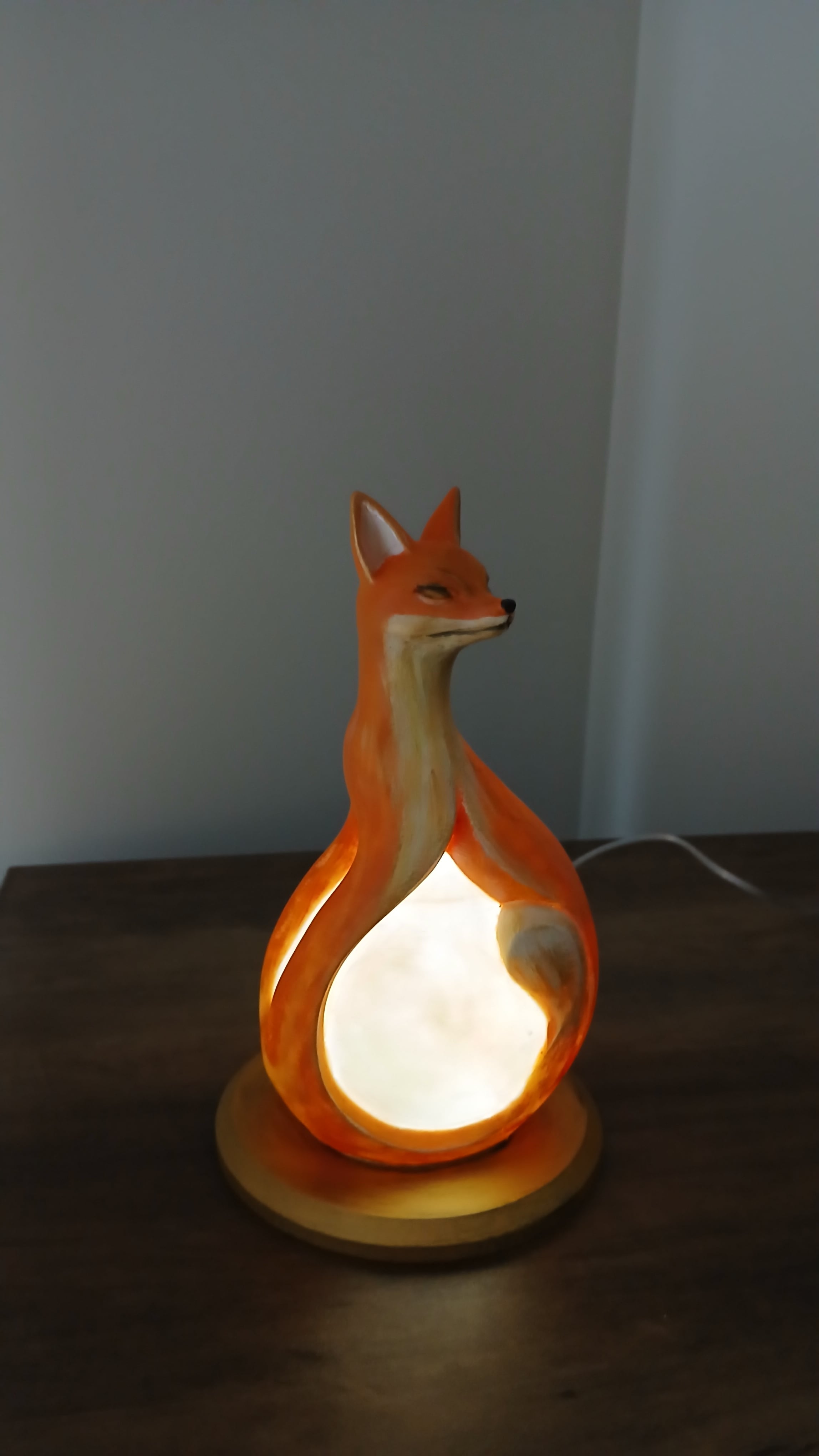 Stylized Fox Lamp 3d model