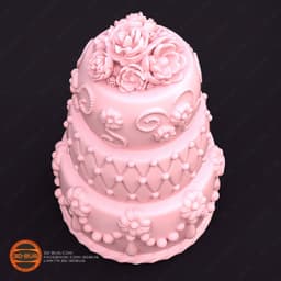Celebration Cake 3d model