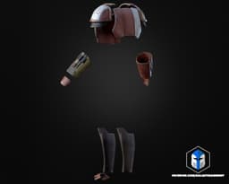 Mando Spirit Armor - 3D Print Files 3d model