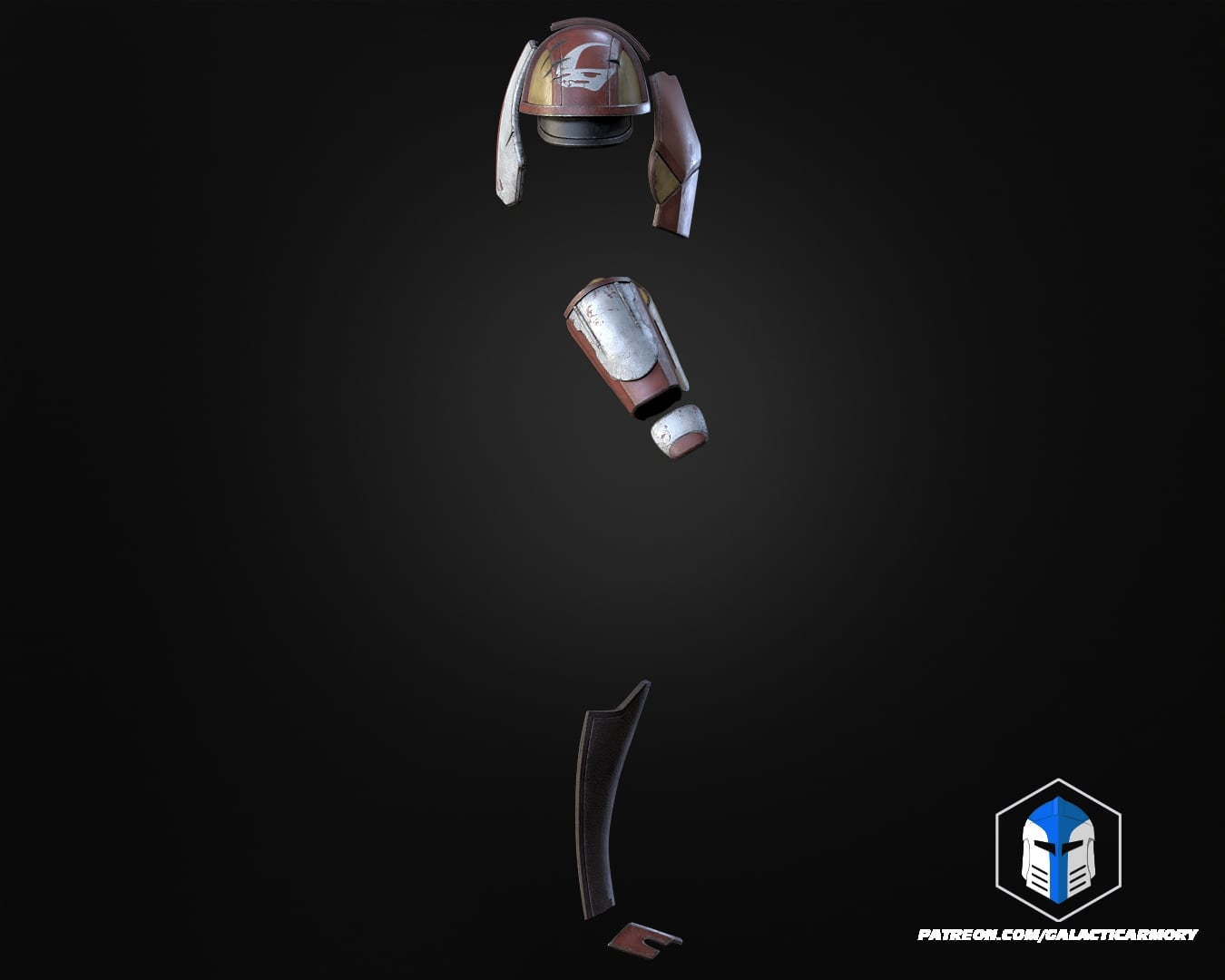 Mando Spirit Armor - 3D Print Files 3d model