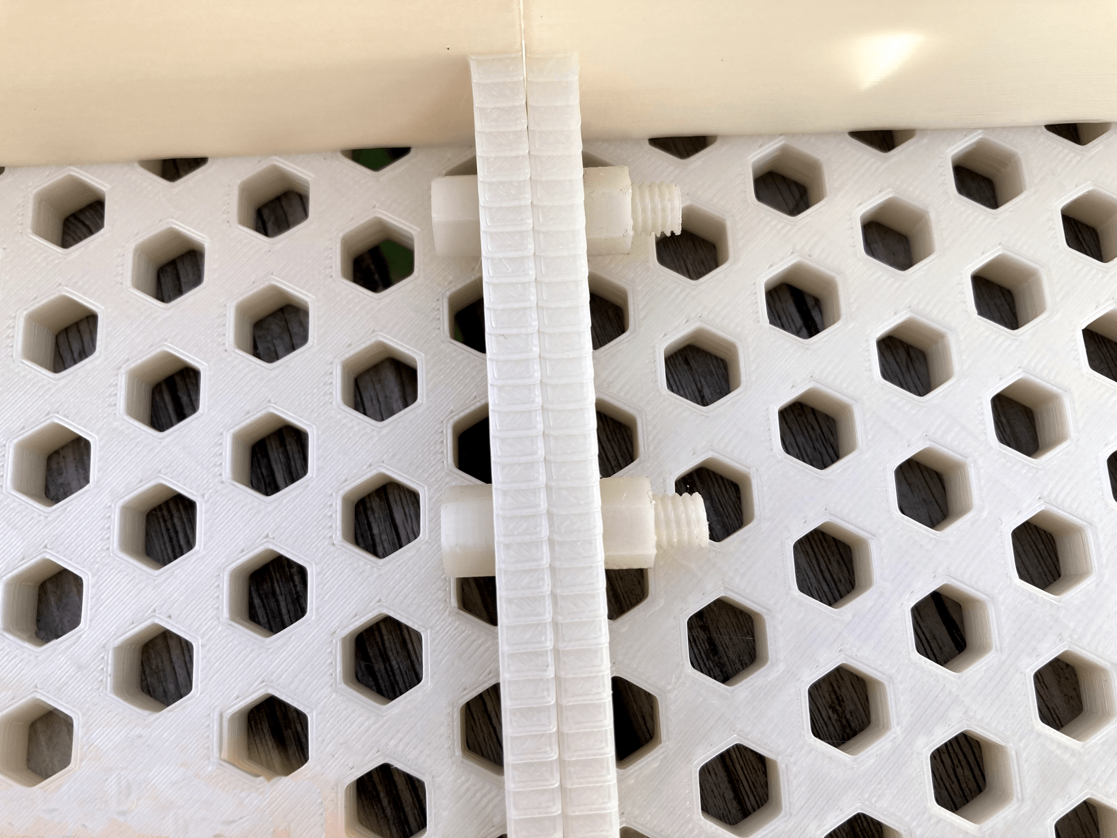Put your plants on a windowsill with a slope - 6mm bolts and nuts - 3d model