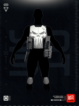Punisher Armor 3D Printer STL 3d model