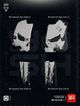 Punisher Armor 3D Printer STL 3d model