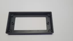 Humbucker Ring with Mini Humbucker cut-out 12mm height for LP JR bridge position.stl 3d model