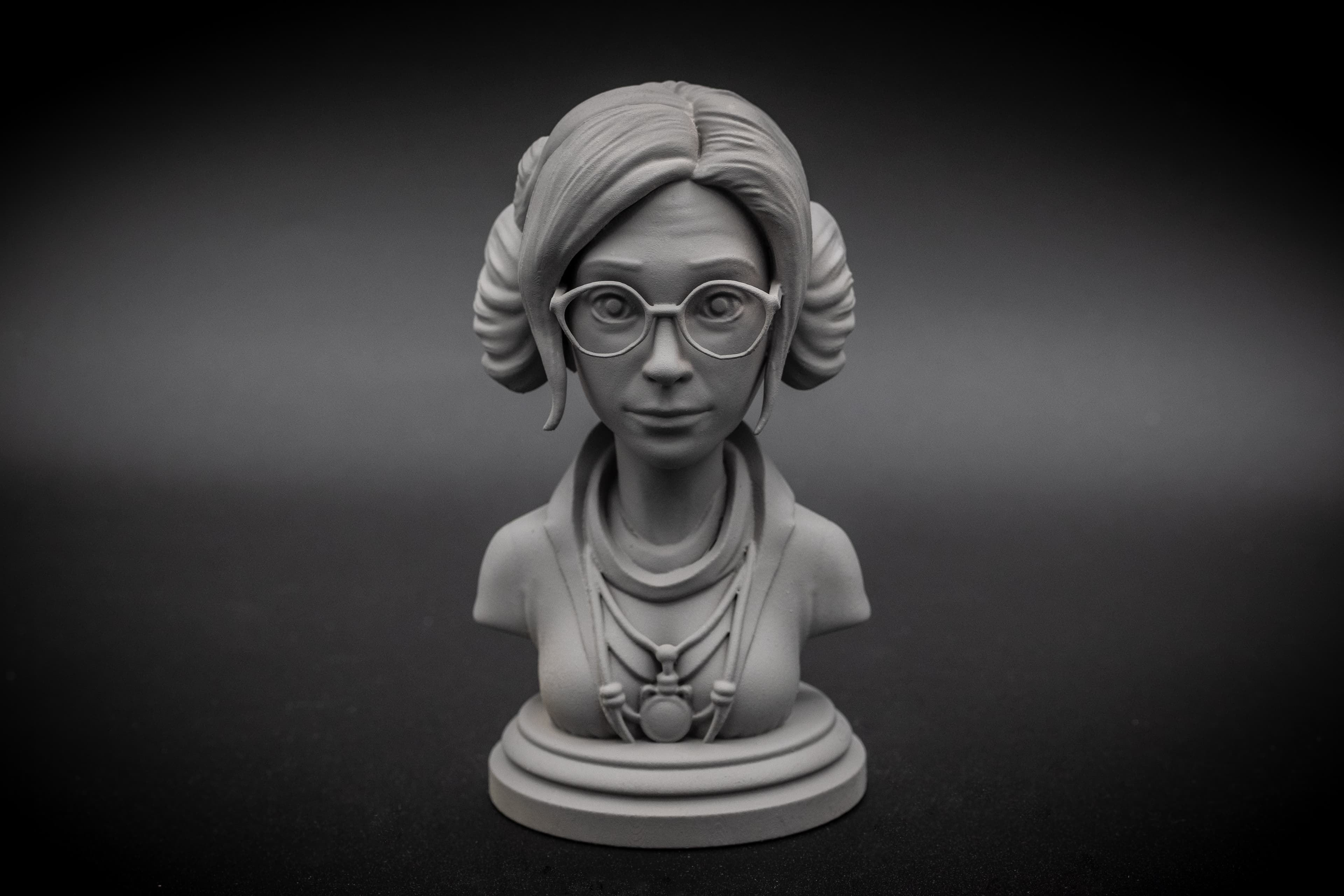 Carrie Fisher Bust 3d model