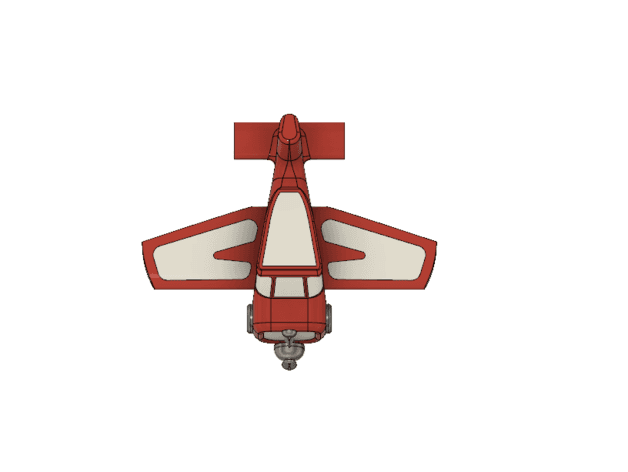 Candy Propeller Plane 3d model