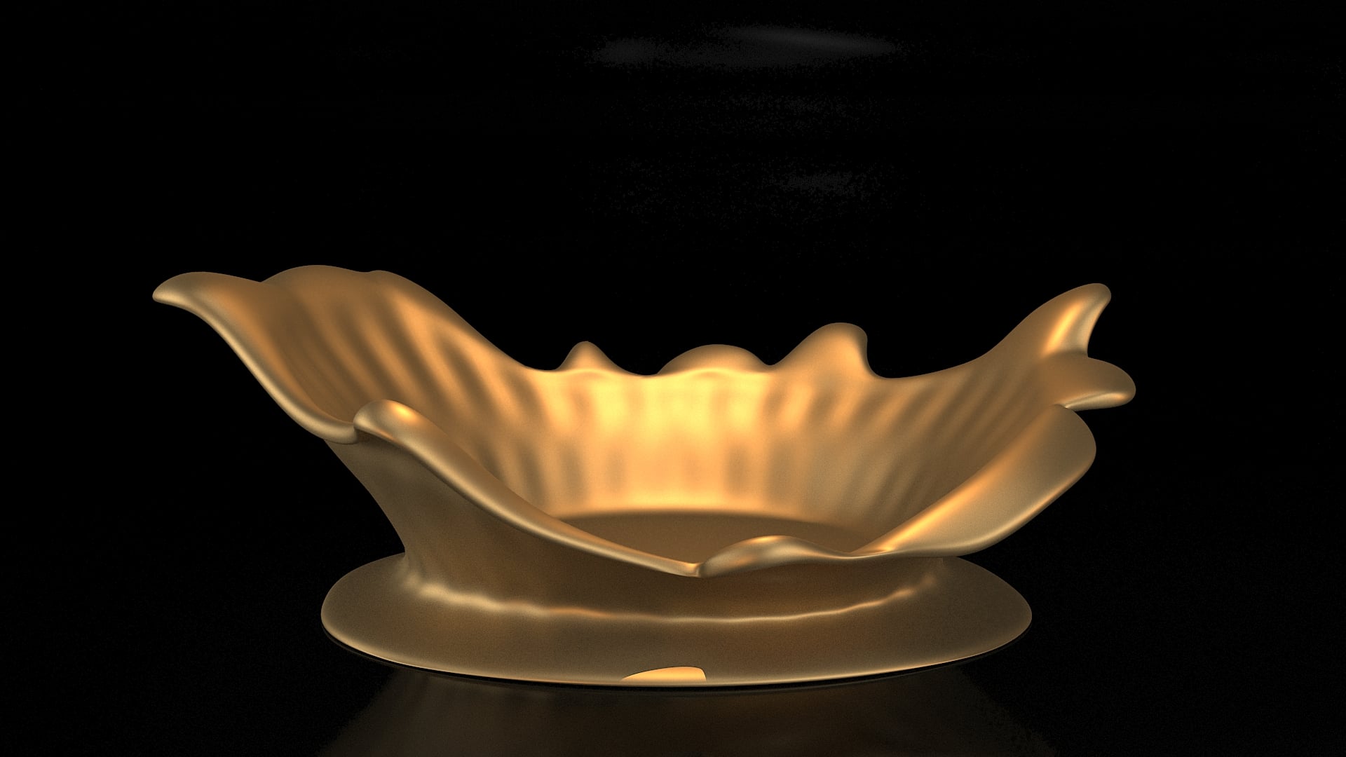 TEALIGHT HOLDER WATER DROP EFFECT 3d model