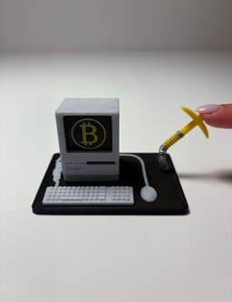 Bitcoin Miner Fidget Toy 3d model