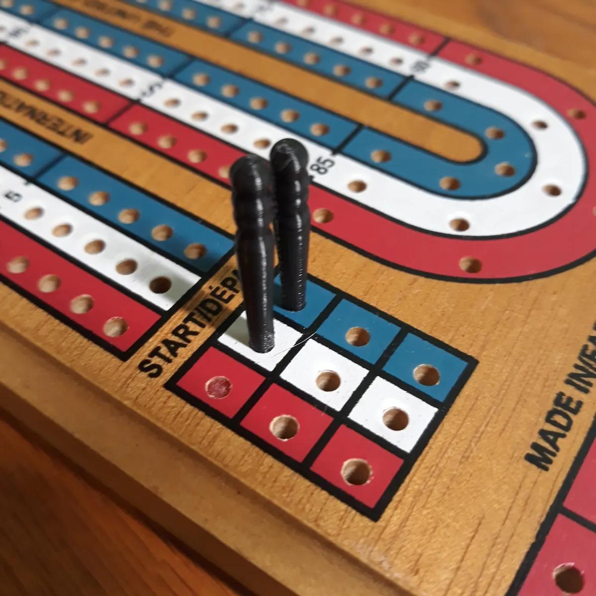 Bicycle cribbage board replacement peg 3d model