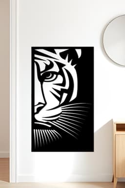 Tiger Wall Art, Wall Decor, Home Decor 3d model