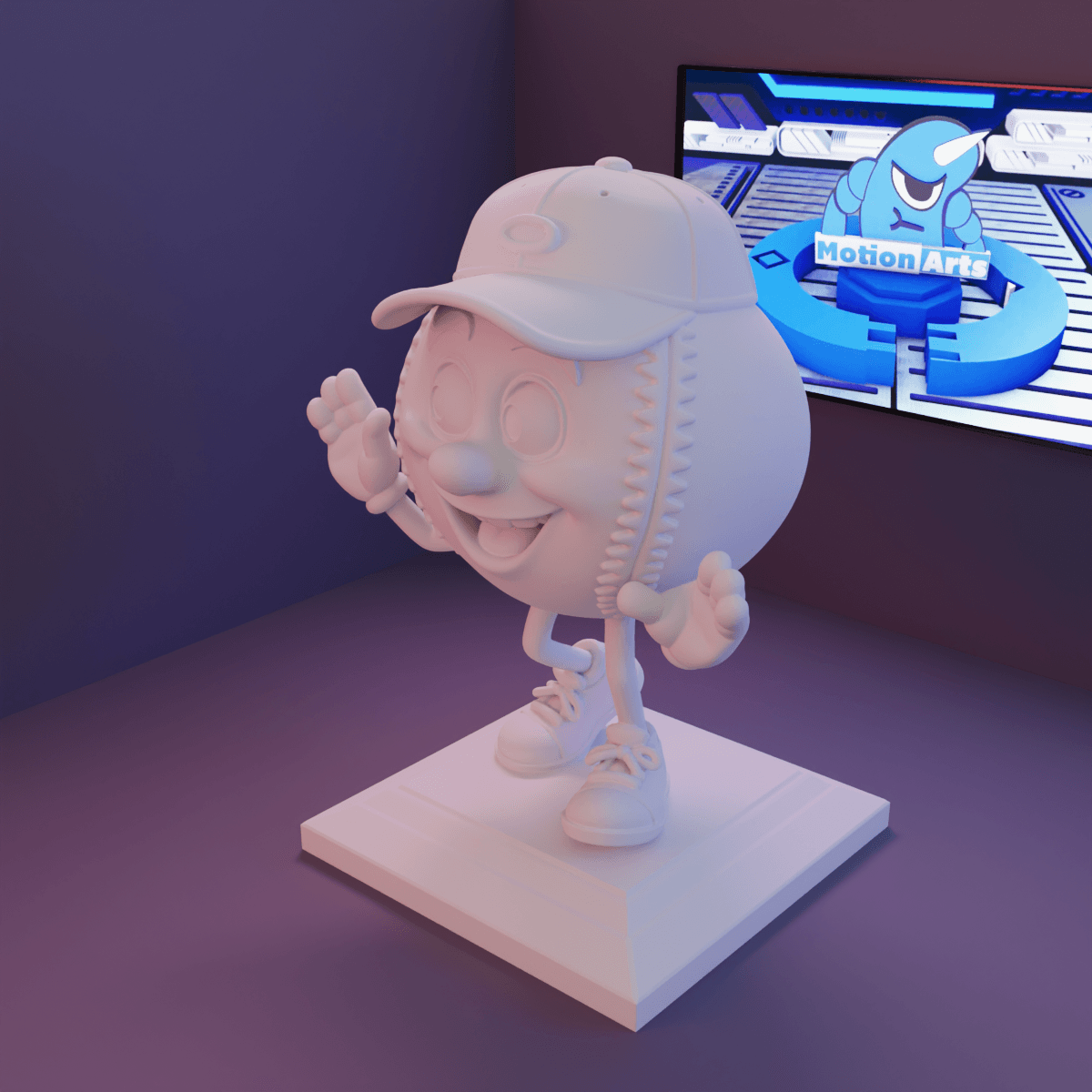 Bola Beisebol.stl 3d model