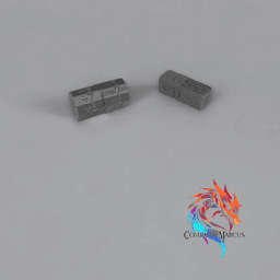 Set Counters Attack/Defense MTG / Set of 2 / No supports 3d model
