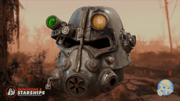 T-45 Power Armour Helmet - Fallout 3d model
