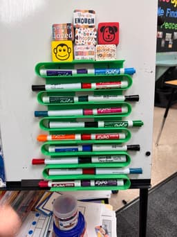 Dry Erase Marker Holder 3d model