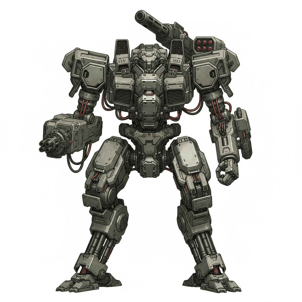 Military Mechs : Tactical Battlefield Combat Mech 3d model