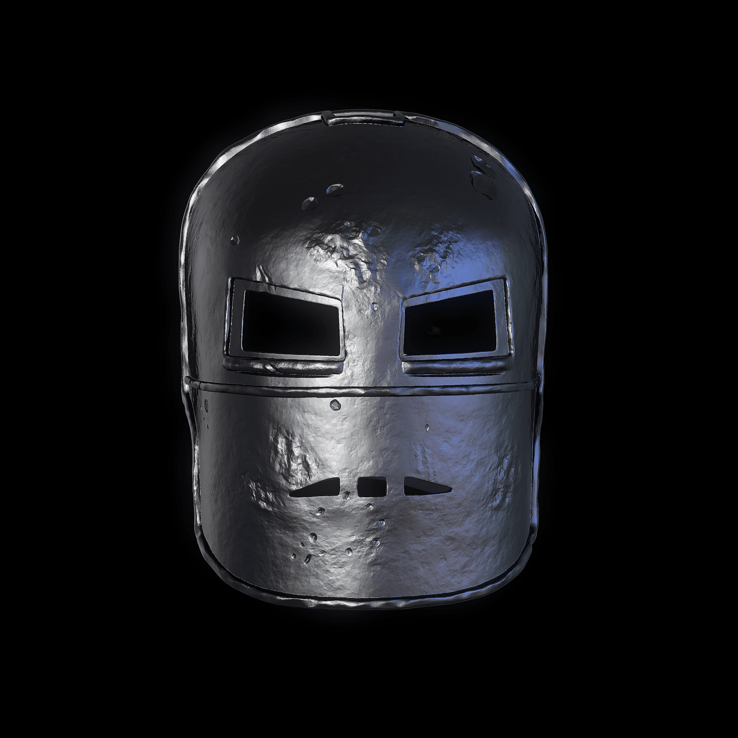 Iron Man MCU Mark I Helmet 3d model