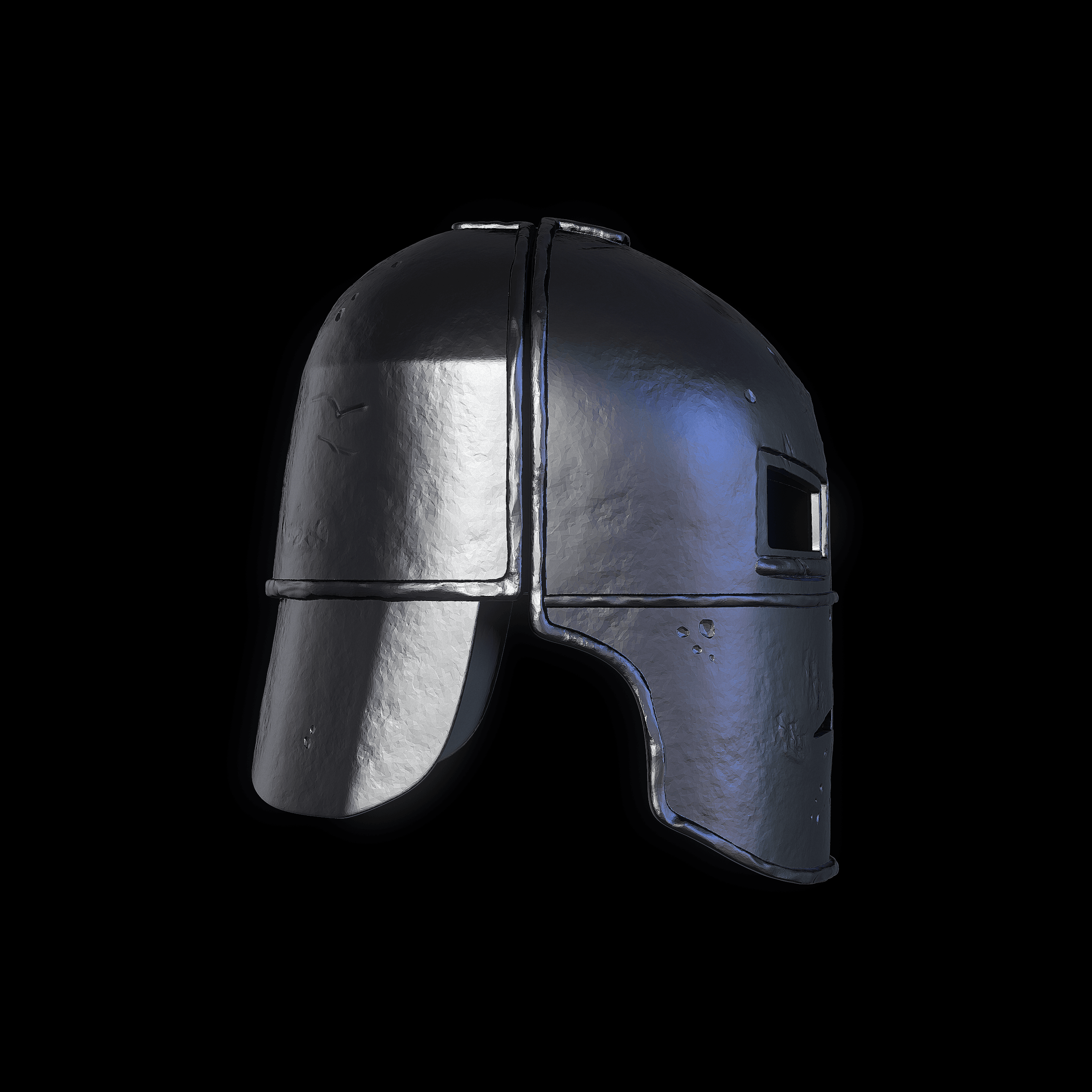 Iron Man MCU Mark I Helmet 3d model