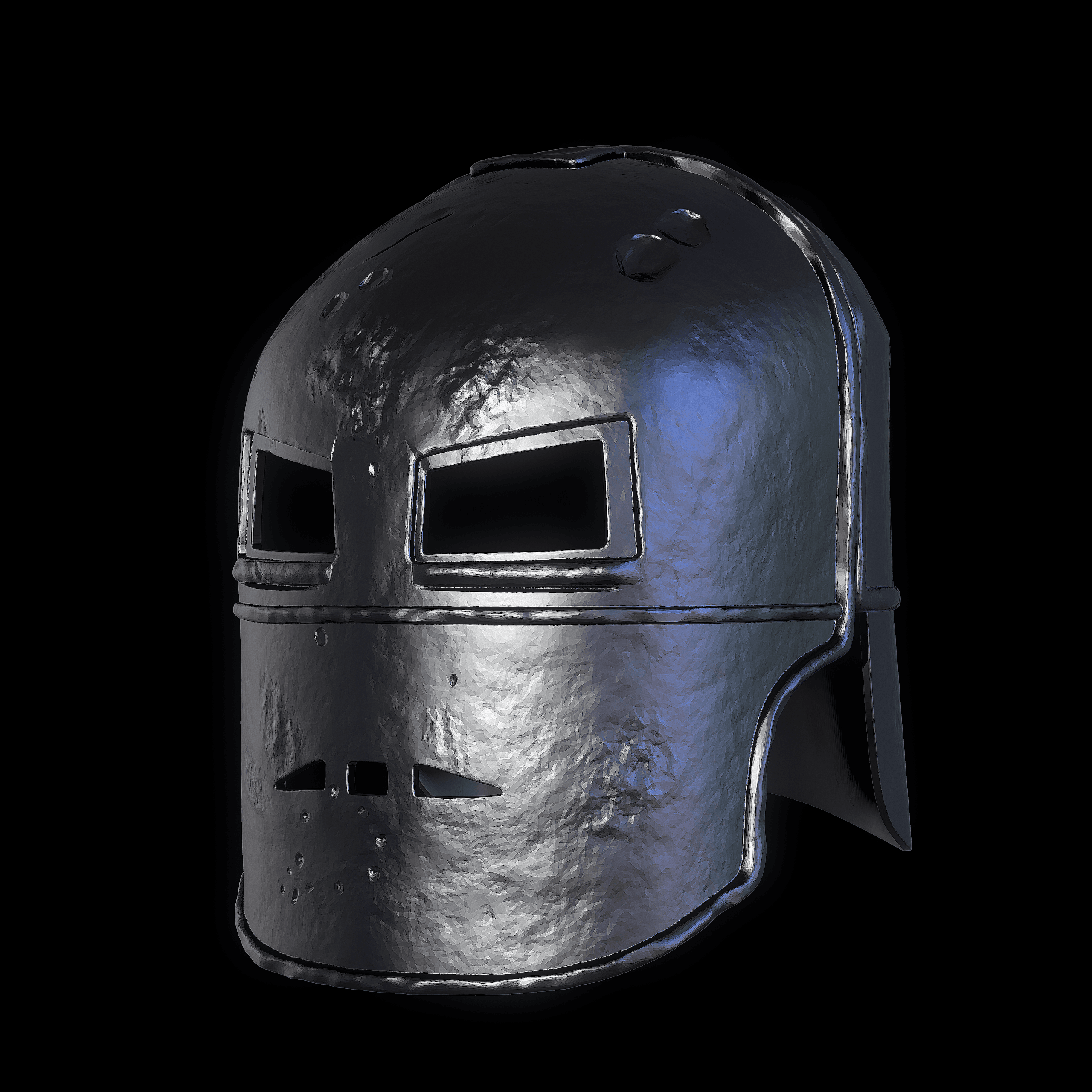 Iron Man MCU Mark I Helmet 3d model
