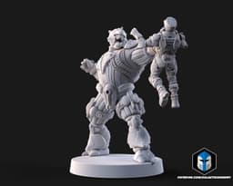 1:48 Scale Brute Miniatures - 3D Print Files 3d model