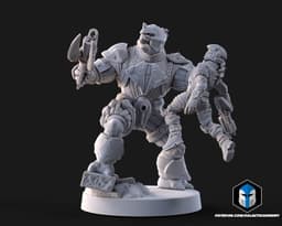 1:48 Scale Brute Miniatures - 3D Print Files 3d model