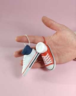 Converse Style Fidget Clicker Keychain, 3D Print Desk Toy 3d model