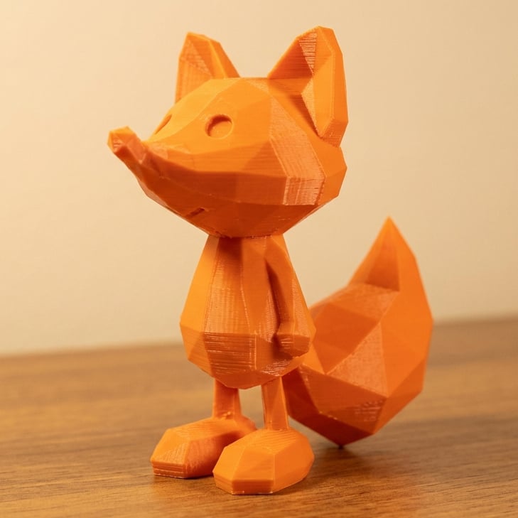 LOWPOLY CUTE FOX 3d model