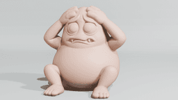 Hajikkaki - Chibi YokaiZ 3d model