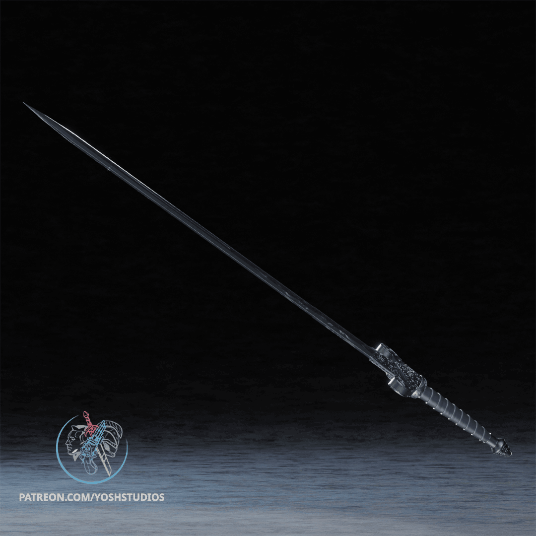 Silver Sword 3D Printer File STL 3d model
