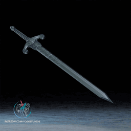 Silver Sword 3D Printer File STL 3d model