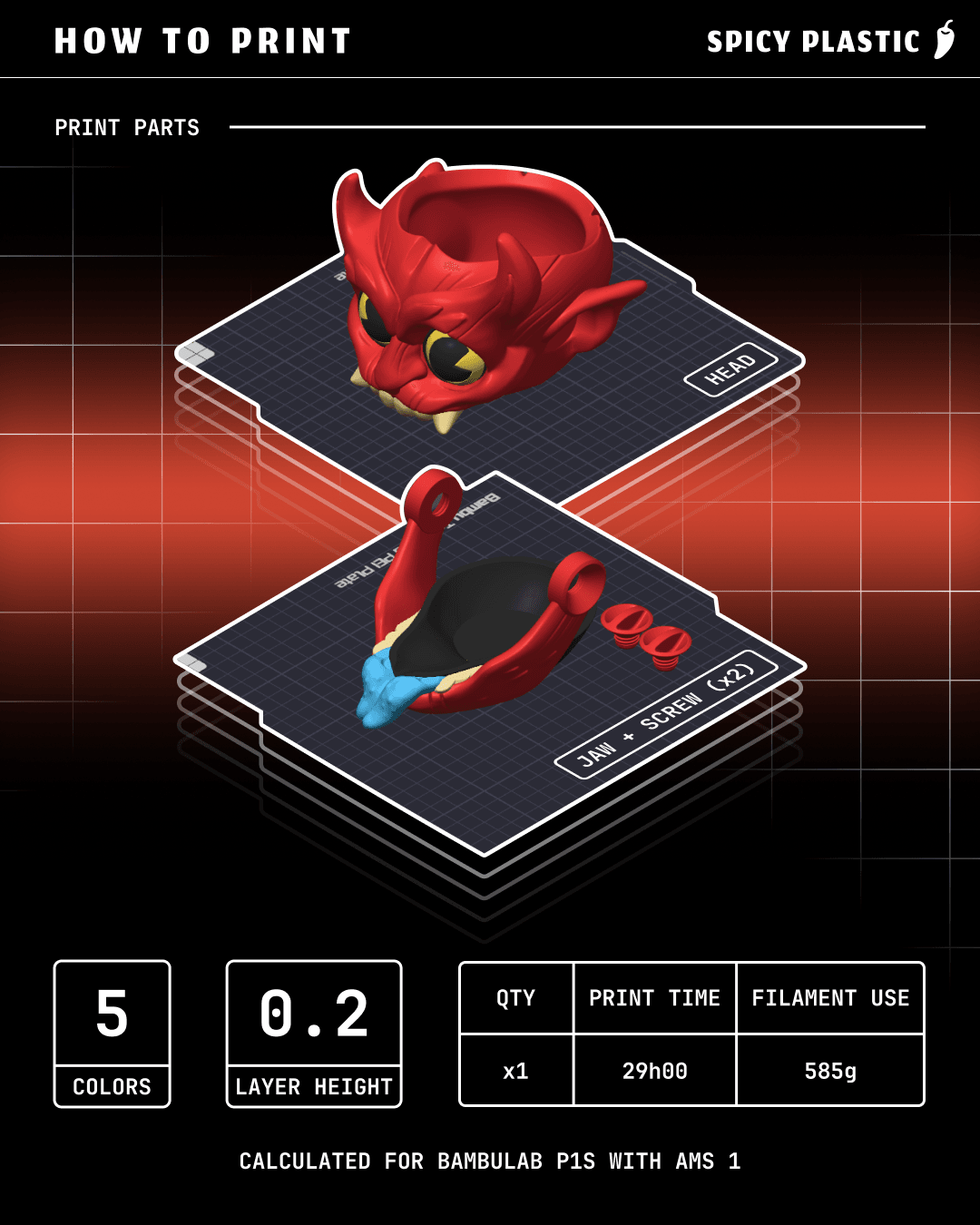 Devil Planter 3d model