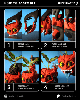 Devil Planter 3d model